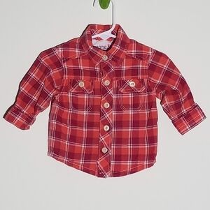 Oshkosh Genuine Kids Fall Button Down Polo 3m